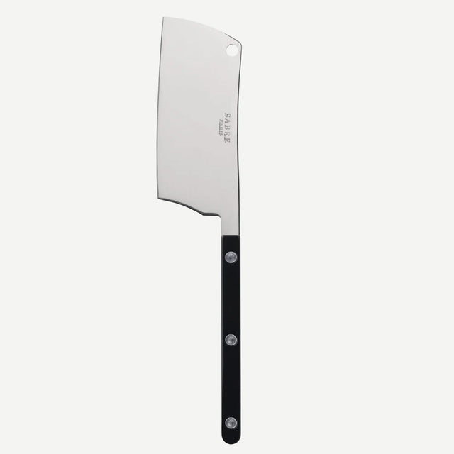 Sabre Bistrot Shiny Solid Black 20cm Cheese Cleaver