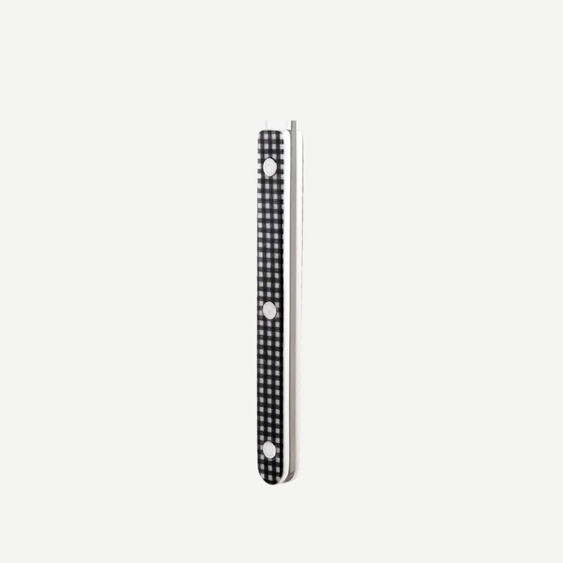 Sabre Bistrot Vintage Gingham Black 24 Pieces Cutlery Set, 041