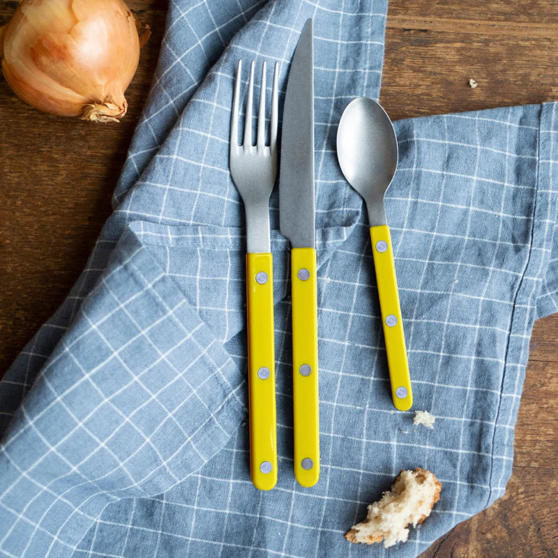 Sabre Bistrot Vintage Bistrot Solid Yellow 16cm Teaspoon