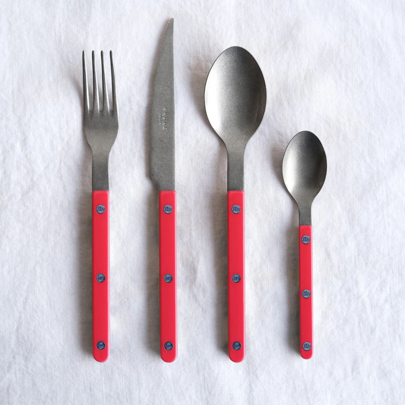 Sabre Bistrot Vintage Bistrot Solid Red 16cm Teaspoon