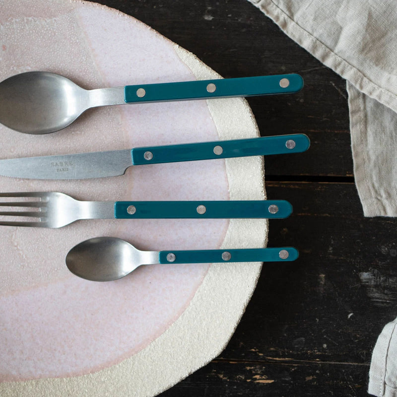 Sabre Bistrot Vintage Bistrot Solid Aquamarine 16cm Teaspoon