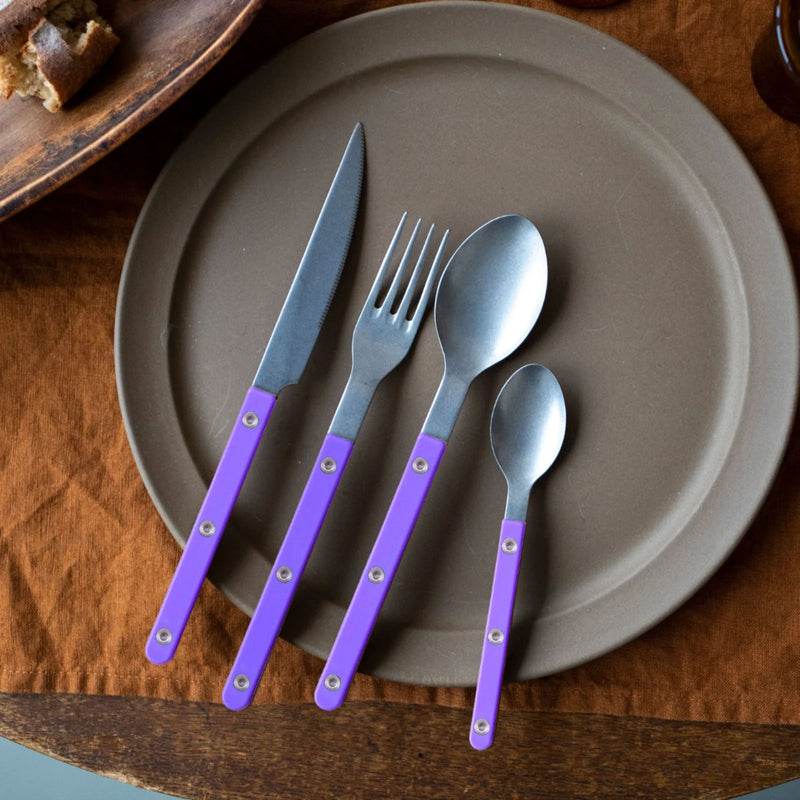 Sabre Bistrot Vintage Bistrot Solid Purple 16cm Teaspoon