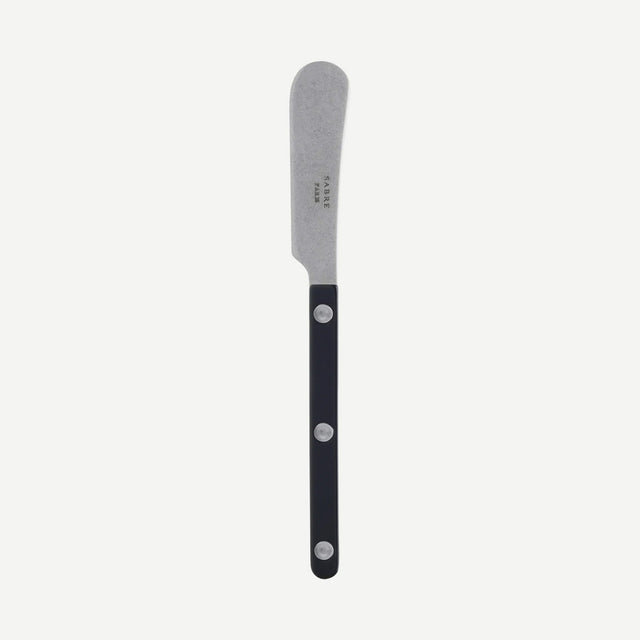 Sabre Bistrot Vintage Solid Black 14cm Butter Spreader
