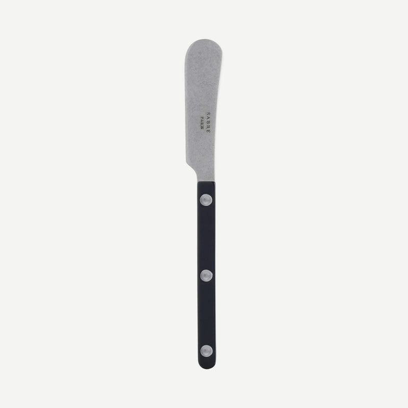 Sabre Bistrot Vintage Solid Black 14cm Butter Spreader