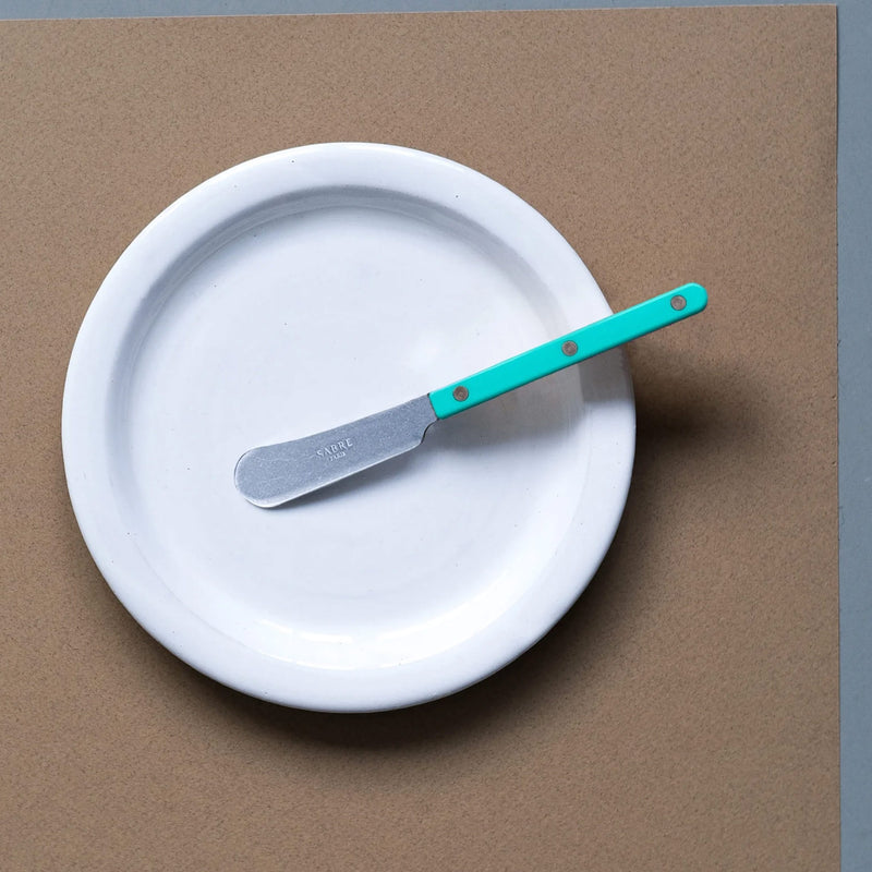 Sabre Bistrot Vintage Solid Turquoise 14cm Butter Spreader