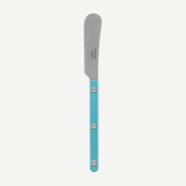 Sabre Bistrot Vintage Solid Turquoise 14cm Butter Spreader