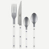 Sabre Bistrot Vintage Solid White 24 Pieces Cutlery Set, 041