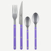 Sabre Bistrot Vintage Solid Purple 24 Pieces Cutlery Set, 041