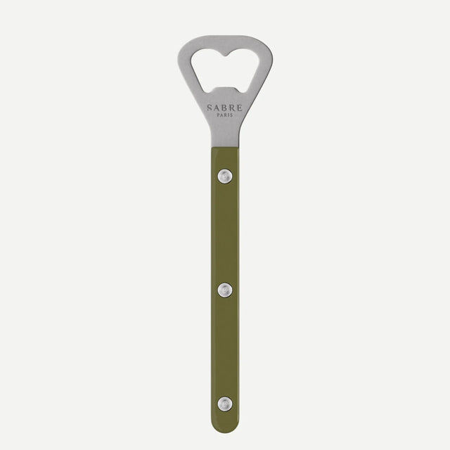 Sabre Bistrot Vintage Solid Green Fern 16cm Bottle Opener