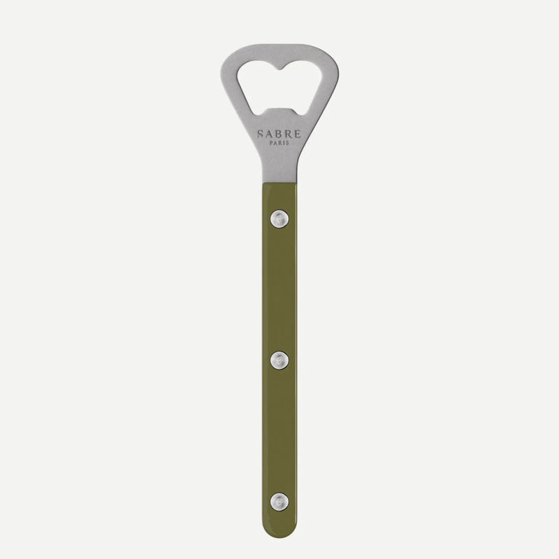 Sabre Bistrot Vintage Solid Green Fern 16cm Bottle Opener
