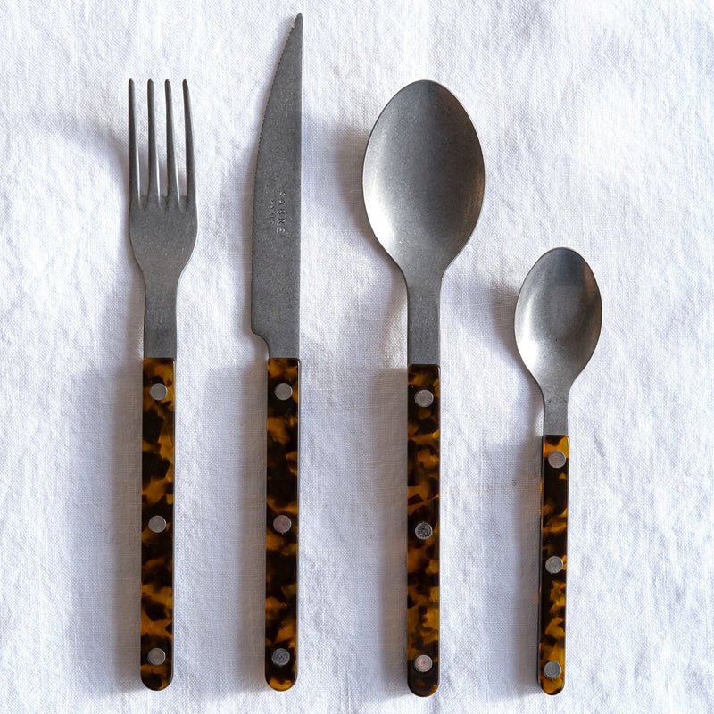 Sabre Bistrot Vintage Tortoise Faux 16cm Tea Spoon