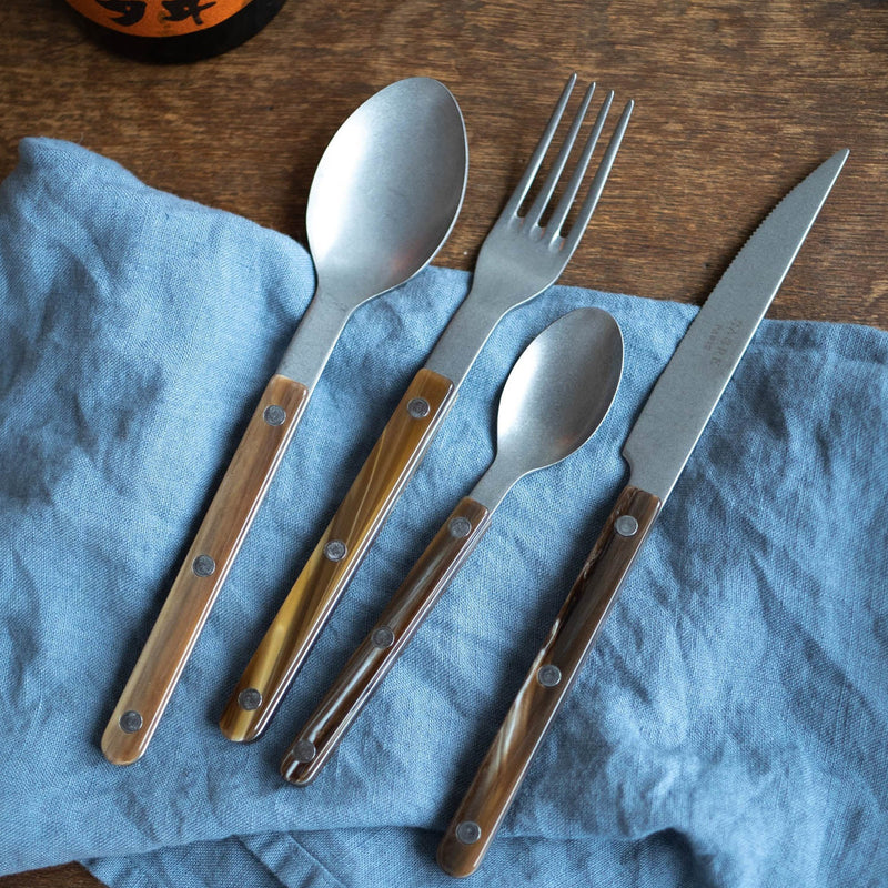 Sabre Bistrot Vintage Buffalo Faux 24 Pieces Cutlery Set, 024