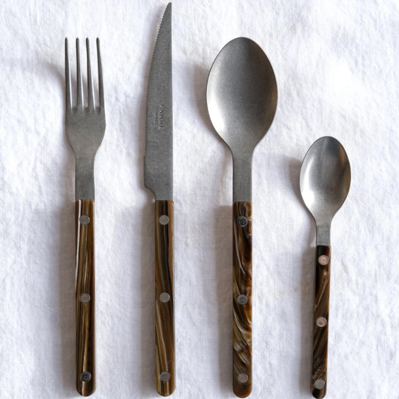Sabre Bistrot Vintage Buffalo Faux 4 Pieces Cutlery Set, 033