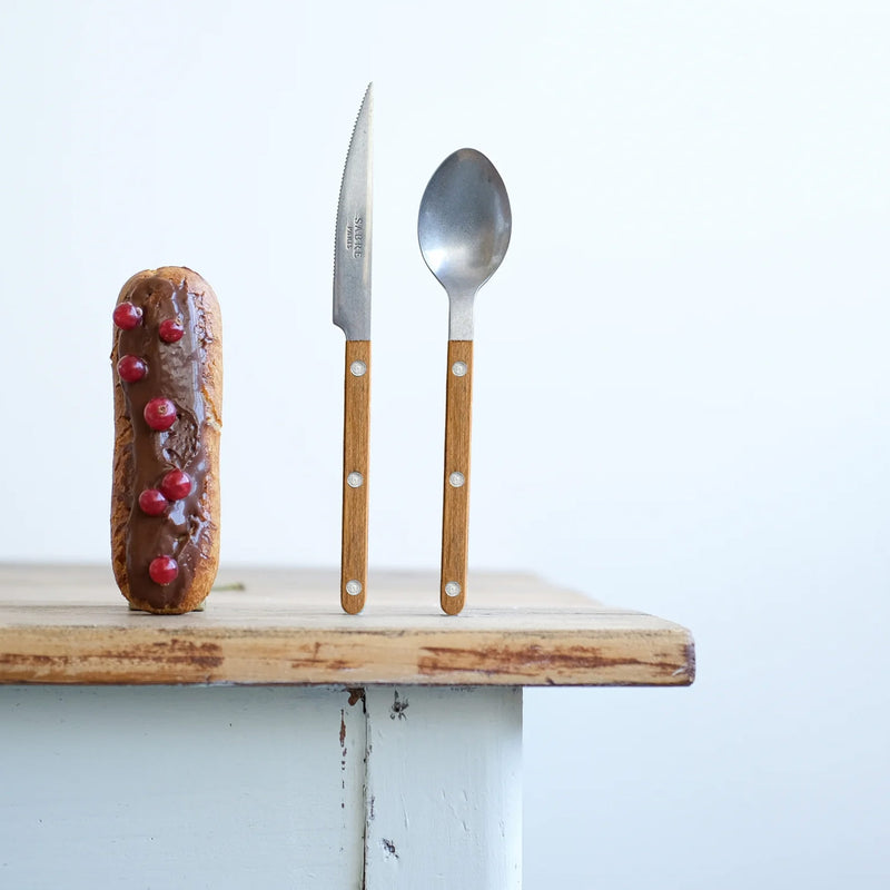 Sabre Bistrot Vintage Teak 20cm Dessert Knife