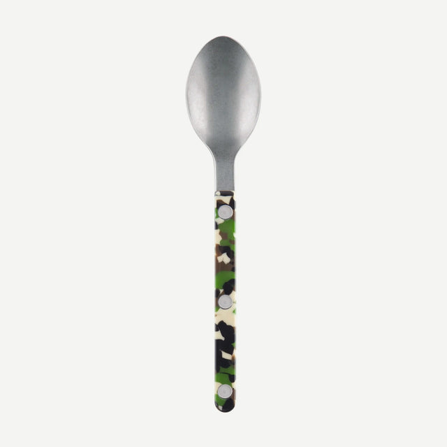 Sabre Bistrot Vintage Camouflage Green 16cm Tea Spoon