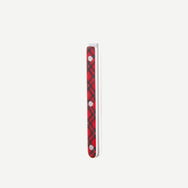 Sabre Bistrot Vintage Tartan Red 4 Pieces Cutlery Set, 033