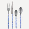 Sabre Bistrot Vintage Toile Blue 4 Pieces Cutlery Set, 040