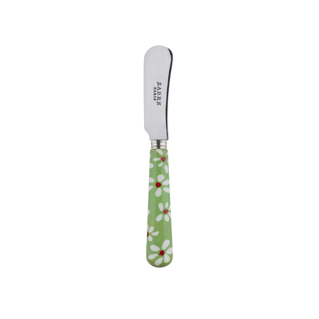 Sabre Marguerite Garden Green 14cm Butter Spreader
