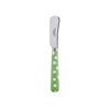 Sabre White Dots Garden Green 14cm Butter Spreader