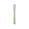 Sabre Gingham Garden Green 14cm Butter Spreader