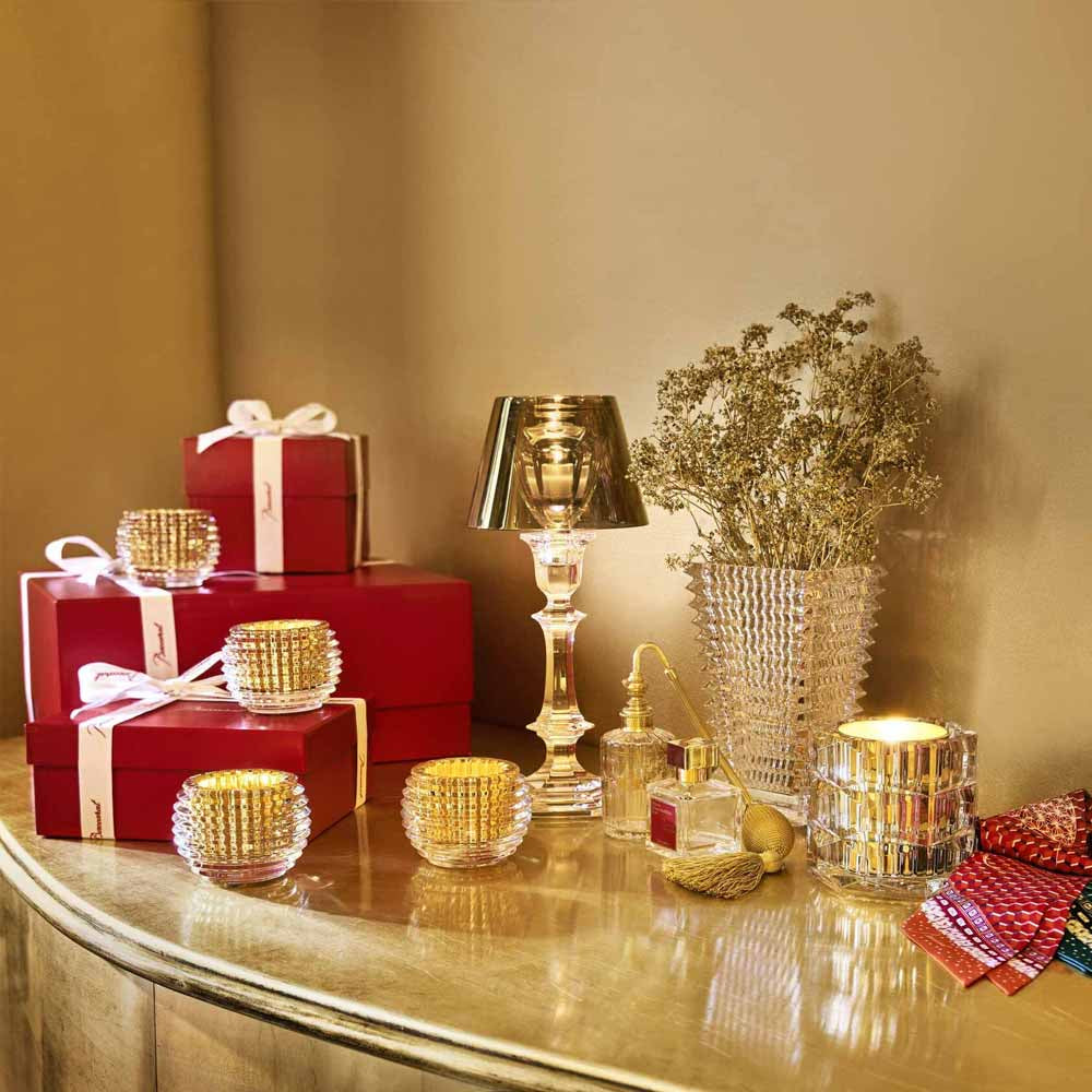 Baccarat Harcourt Our Fire Yellow Gold Candlestick 2605622 – David