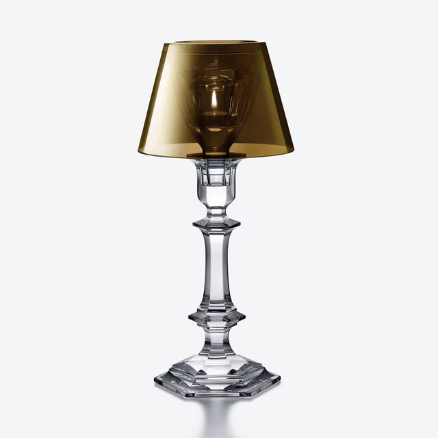 Baccarat Harcourt Our Fire Yellow Gold Candlestick