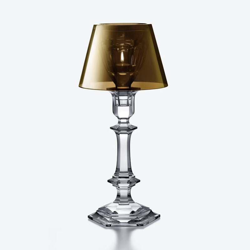 Baccarat Harcourt Our Fire Yellow Gold Candlestick