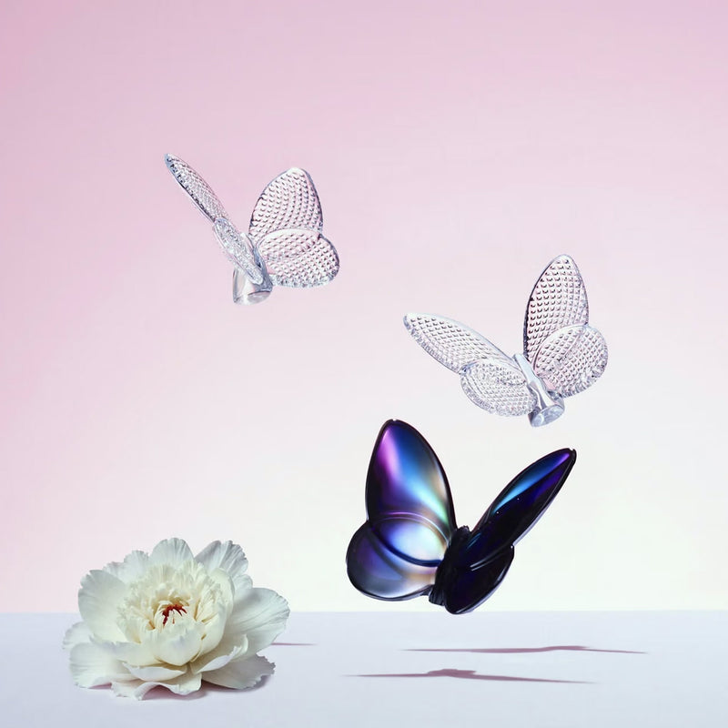 Baccarat Papillon Lucky Blue Scarabee Butterfly
