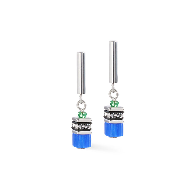 Coeur De Lion GeoCube Lite Mini Rainbow Earrings