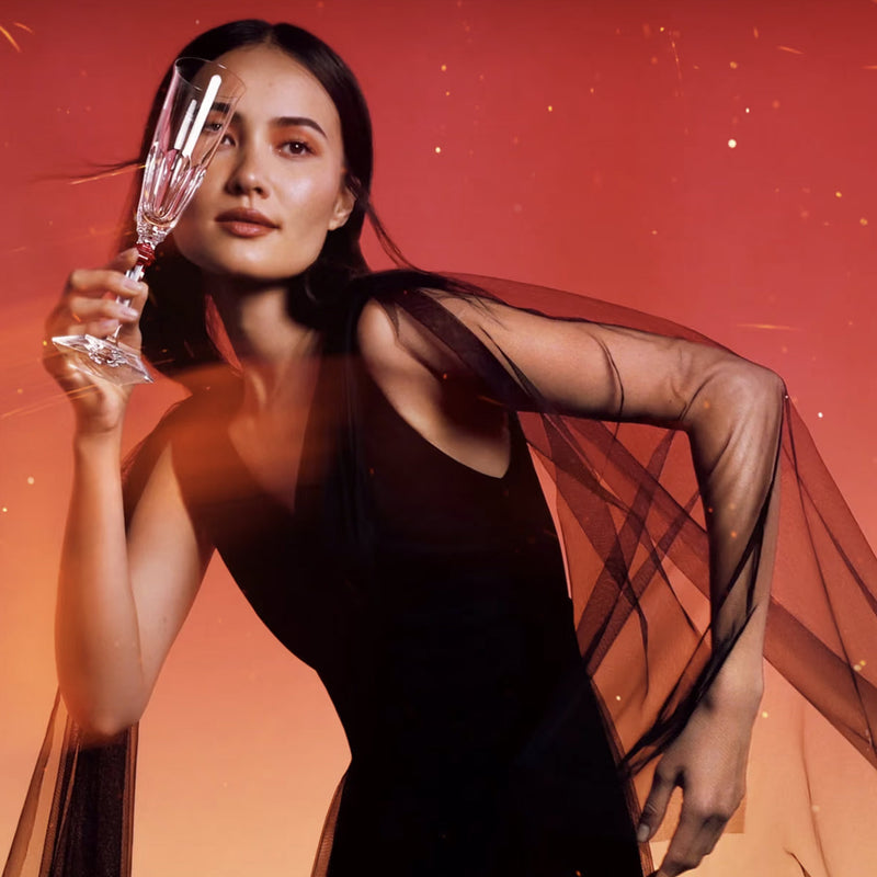 Baccarat Harcourt Eve Red Flute