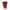 Baccarat Eye Small Oval Red Vase