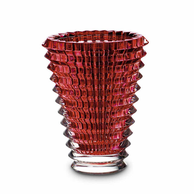 Baccarat Eye Small Oval Red Vase