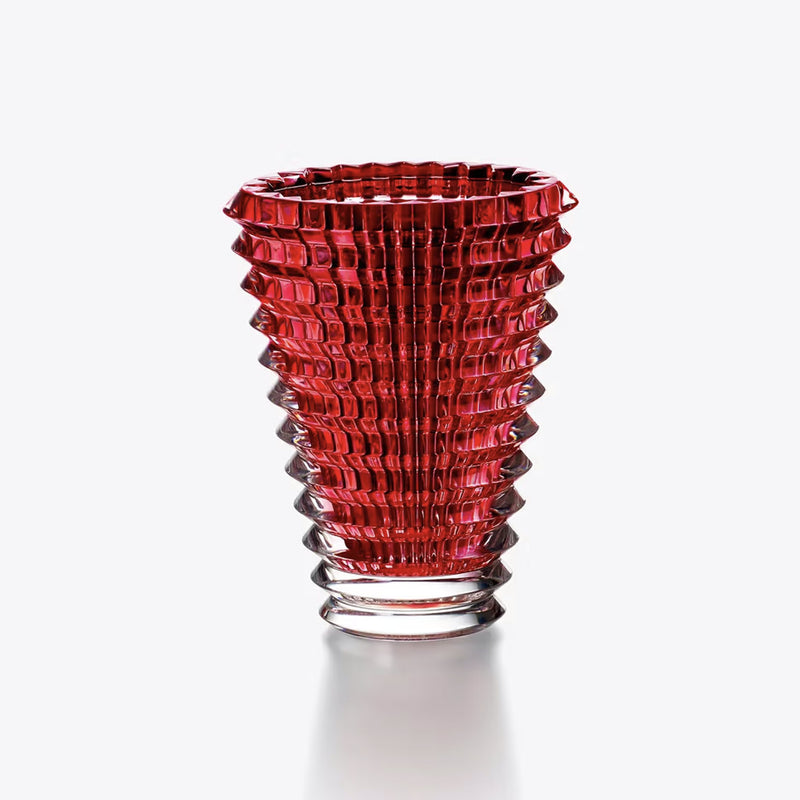 Baccarat Eye Small Oval Red Vase