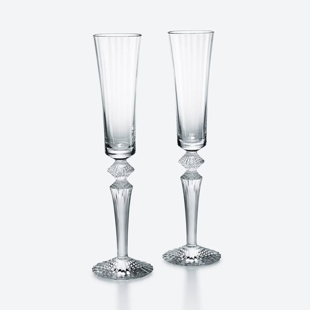 Baccarat Mille Nuits Flutissimo Clear Glass (Set of 2)