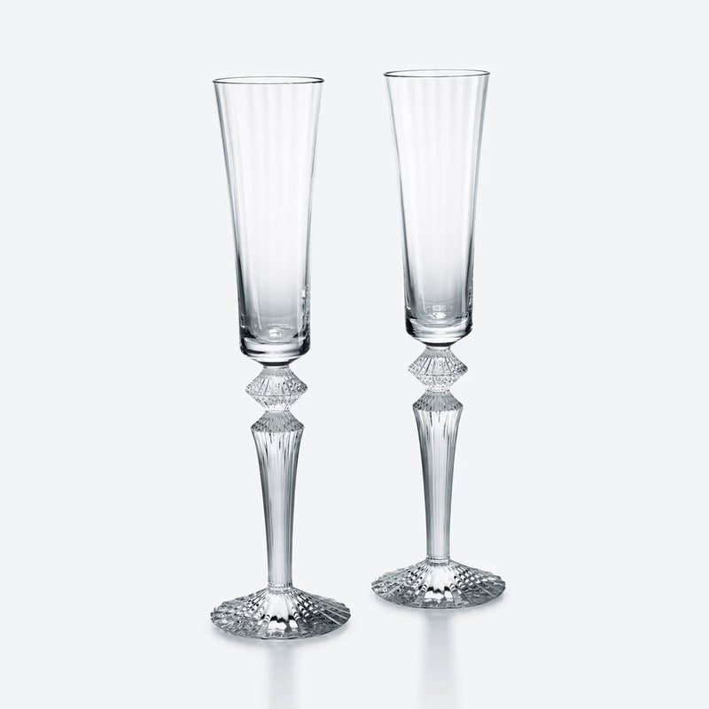 Baccarat Mille Nuits Flutissimo Clear Glass (Set of 2)