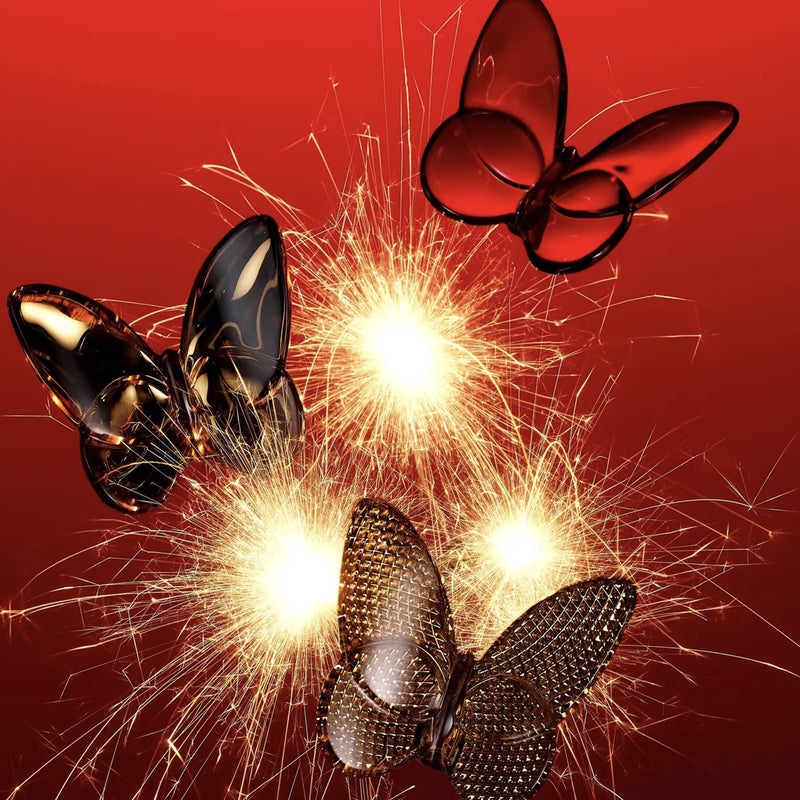 Baccarat Papillon Lucky Gold Butterfly