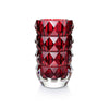 Baccarat Louxor Round Red Vase, Medium