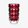 Baccarat Louxor Round Red Vase, Medium