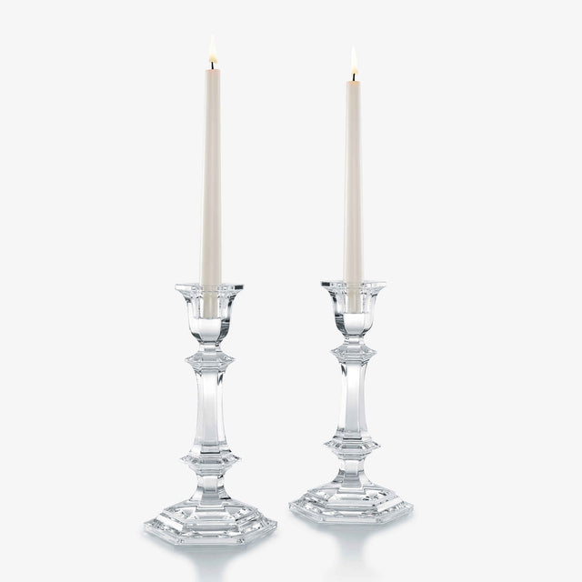 Baccarat Harcourt Candlestick, Set of 2