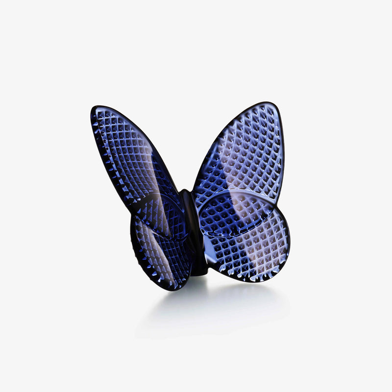 Baccarat Papillon Lucky Midnight Blue Butterfly