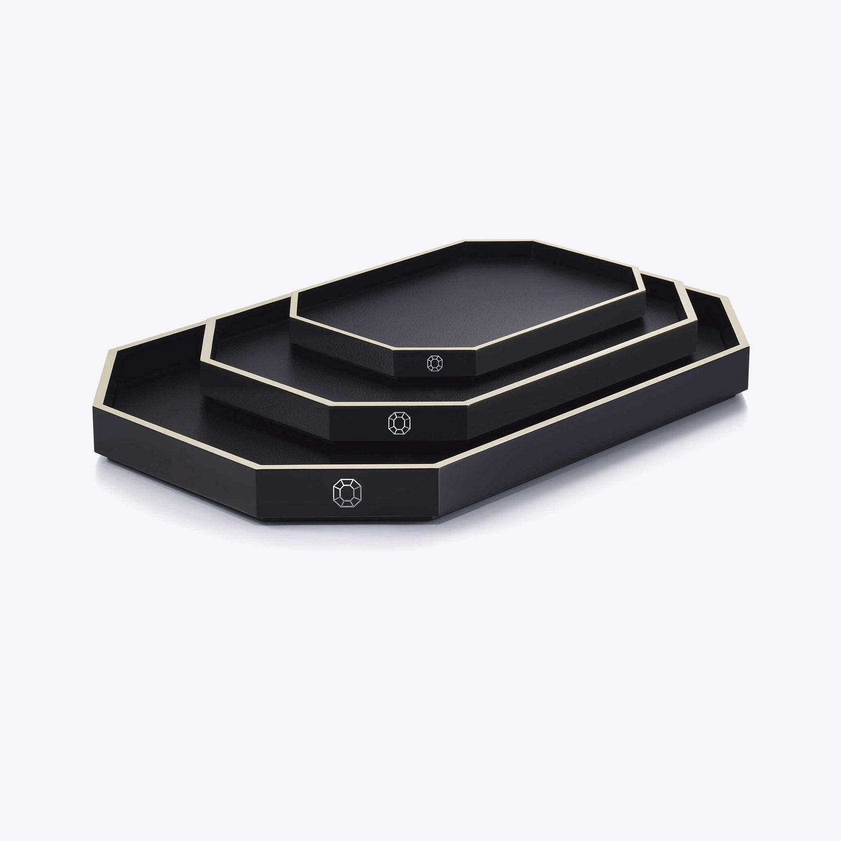 Baccarat Octogone Lacquer Tray, Black, Medium – David Shuttle Ltd