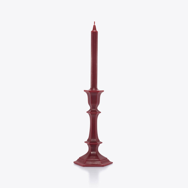 Baccarat Harcourt Candlestick Candle, Red