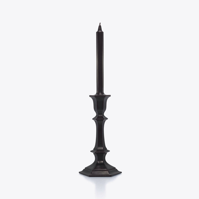 Baccarat Harcourt Candlestick Candle, Black