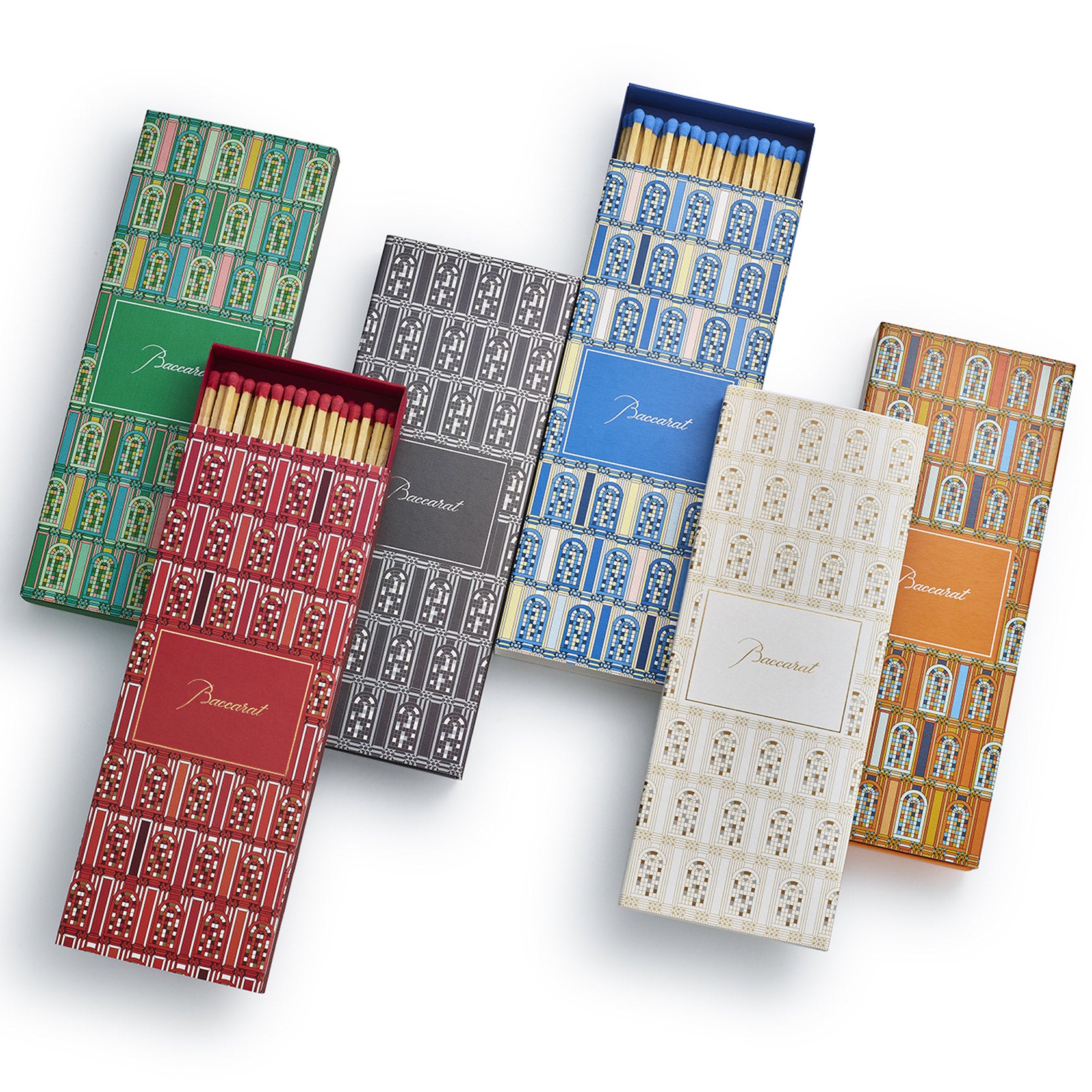 Baccarat Arcadia Large Matches, Black – David Shuttle Ltd