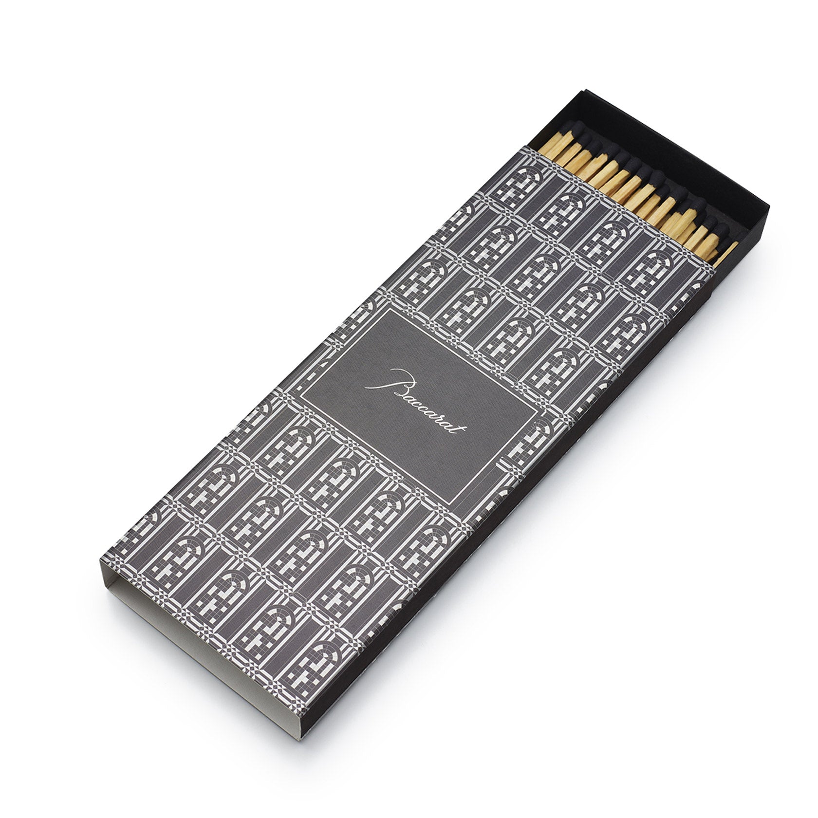 Baccarat Arcadia Large Matches, Black – David Shuttle Ltd