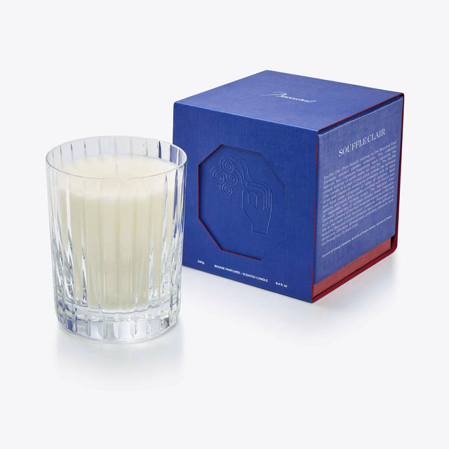 Baccarat 4 Elements Candle, Pure Breath Scent, Clear Harmonie Tumbler, Large