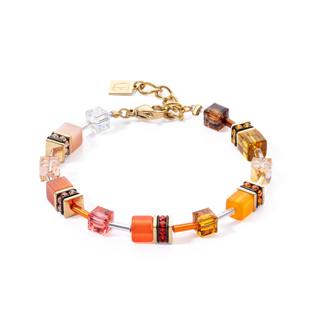 Coeur De Lion GeoCube Sunset Gold Bracelet