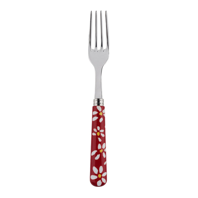 Sabre Marguerite Red 22cm  Dinner Fork