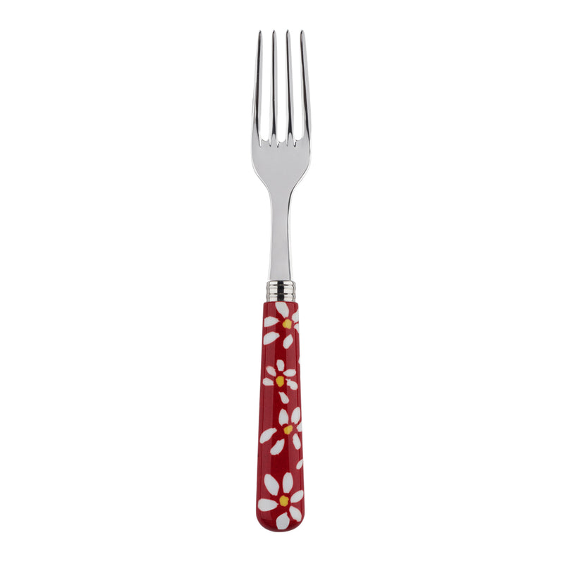 Sabre Marguerite Red 22cm  Dinner Fork