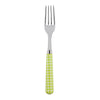 Sabre Gingham Lime 22cm Dinner Fork